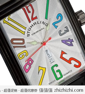 超值！全五星好评！Stuhrling Original 1102L.FS.33152 男士潮酷石英腕表 美国Amazon$65.41 海淘到手约￥458