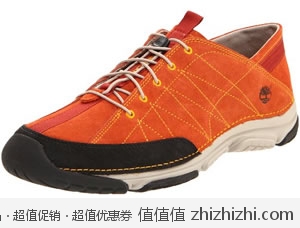 抢！天木兰 Timberland 潮男真皮运动休闲鞋 美国Amazon橙色款$48 海淘到手约￥374