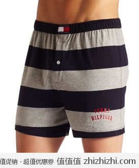 抢！汤米·希尔费格 Tommy Hilfiger 男士四角纯棉内裤 美国Amazon$灰色款13.5