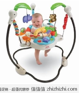 实用！费雪 Fisher Price 宝宝动物系列蹦跳健身架 美国Amazon$70 海淘到手约￥887