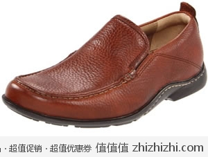 超值！暇步士 Hush Puppies 男士真皮休闲鞋 美国Amazon红棕色款$60.82 海淘到手约￥454