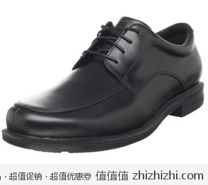 超值！乐步 Rockport 男士正装皮鞋 黑色款美国Amazon$58.66 海淘到手约￥440