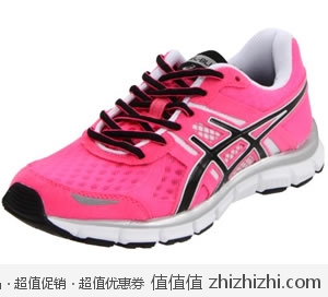 超值！畅销榜第一！亚瑟士 ASICS 女士透气网格跑鞋 粉色款美国Amazon$25.49 海淘到手约￥265