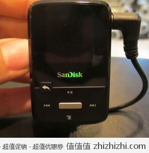 超值！闪迪 SanDisk 4G MP3播放器 美国Amazon三色特价$27.99 海淘到手约￥224