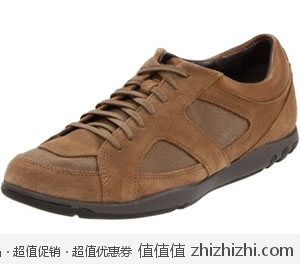 超值！乐步 Rockport 男士真皮休闲鞋 美国Amazon棕色款$65.14 海淘到手约￥481