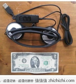 抢！缤特力 Plantronics 可折叠头戴式耳机 带耳麦+线控+USB接口 美国Amazon特价$9.99