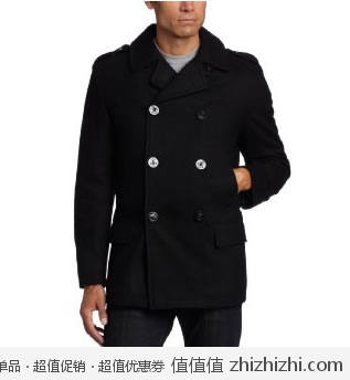抢！诺帝卡 Nautica 男士羊毛混纺大衣 美国Amazon三色折后最低$79.99 海淘到手约￥500