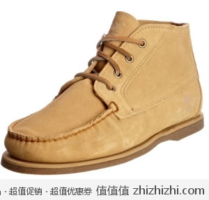 超值！天木兰 Timberland 男士真皮高帮休闲鞋 美国Amazon卡其色款折后最低$40 海淘到手约￥350