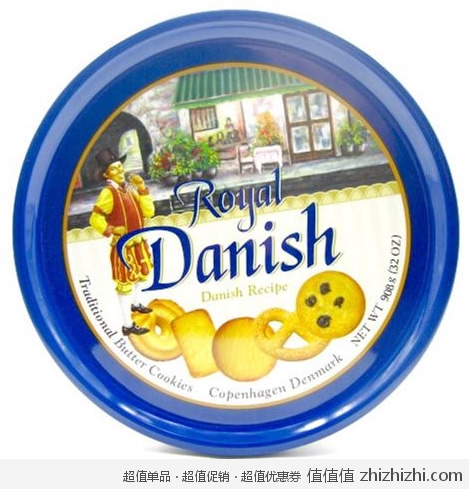 皇家丹麦 Royal Danish 牛油曲奇（908g） 当当网价格49