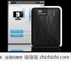 西部数据（WD）2012最新款 My Passport USB3.0 1TB 超便携移动硬盘（黑色）带包礼盒装 易迅网上海仓价格599 下单立减40