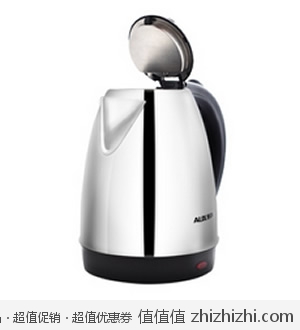 奥克斯 AUX 12A18不锈钢电热水壶2L 天猫33.78包邮
