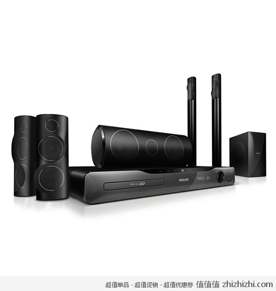 飞利浦 PHILIPS 3D蓝光家庭影院HTS5581/93 库巴网3338包邮