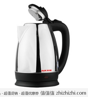 奥克斯 AUX AUX-1815C电热水壶2L 天猫39.9包邮