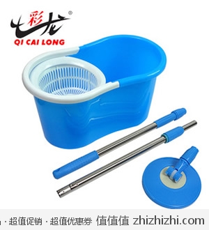七彩龙双驱动神奇拖把  天猫34.99包邮