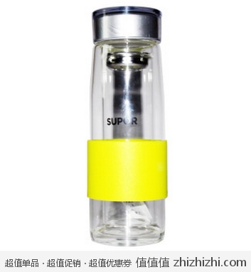 苏泊尔（SUPOR）清逸系列耐热玻璃杯 KC24L1 库巴网89元