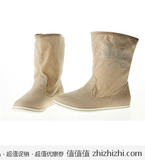2012秋新品 女式平跟休闲靴 淘宝网18.59包邮