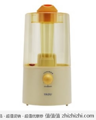亚都 YADU YC-X100 超声波加湿器 黄色（2L） 新蛋网价格79