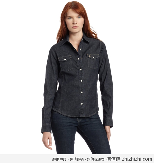 Carhartt 女长袖牛仔风衬衫 美国Amazon限时抢购19.99美元 