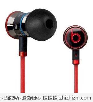 魔声iBeats Headphones with ControlTalk From Monster入耳式耳机 美国Amazon 89美元 海淘到手约610rmb