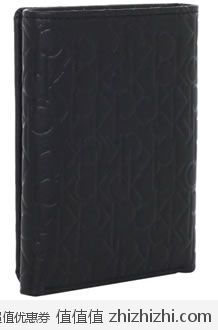 超值！Calvin Klein 男士真皮多卡位三折钱包 美国Amazon $24.99 海淘到手约￥206