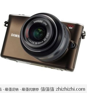 超值！三星 Samsung NX100 全手动支持单电 14.6 MP CMOS，配20-55mm镜头，美国Amazon $334.99，海淘到手约￥2412