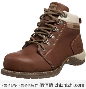 超值！卡特彼勒 Caterpillar 女士钢头真皮工装靴，美国Amazon $80.24，海淘到手约￥575