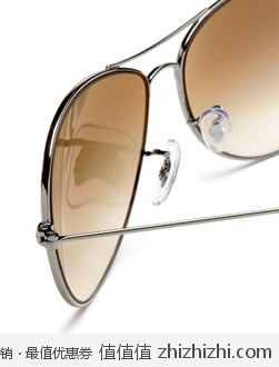 超值！雷朋 Ray-Ban RB3362 男士飞行员59mm太阳镜，美国Amazon $94.05，海淘到手约￥637