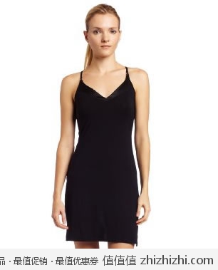 超值！Calvin Klein 女士莫尔代弹力睡裙，美国Amazon三色 $31.5，海淘到手约￥246