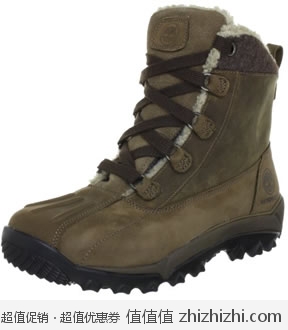 速秒！天木兰 Timberland 男士真皮防水加绒保暖冬靴，美国Amazon$72.66，海淘到手约￥527