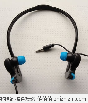 抢！美国 Zeikos iHip 后挂式入耳防水运动耳机，美国Amazon $7.18