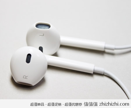 苹果 Apple EarPods MD827 线控带麦耳机 白色 新蛋网价格178，送iPod touch4贴膜！