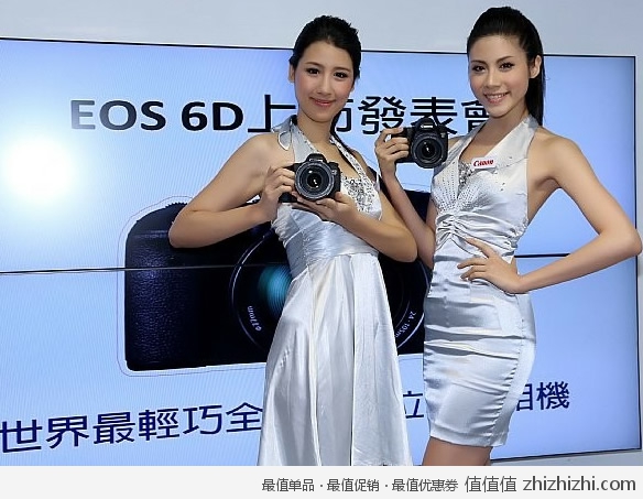 佳能 Canon EOS 6D 全幅单反相机（机身） 卓美网价格10990包邮，送佳能摄影背心！