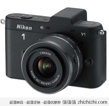 尼康 Nikon V1 可换镜微单套机(10-30单镜头)  苏宁易购价格2499包邮，可用0元购券， <font color=#ff6600>价格低至2199！</font>