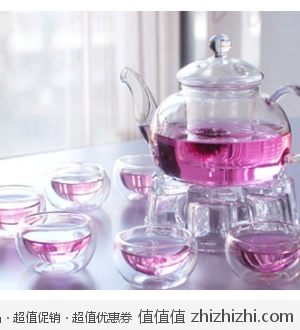 耐高温玻璃过滤茶具套装 天猫VIP特价45.36包邮