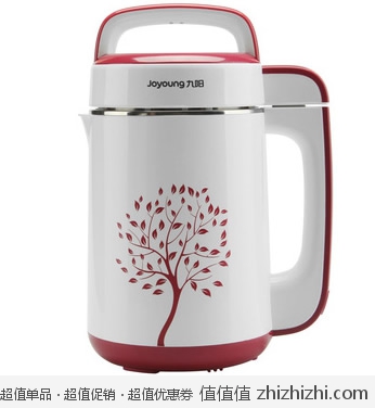 九阳（JOYOUNG）DJ12B-A605SG 1000~1200ml 豆浆机 （白色+玫红） 京东商城价格299包邮