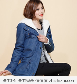 冬季新款韩版女式羊羔绒棉衣 淘宝网69.52包邮