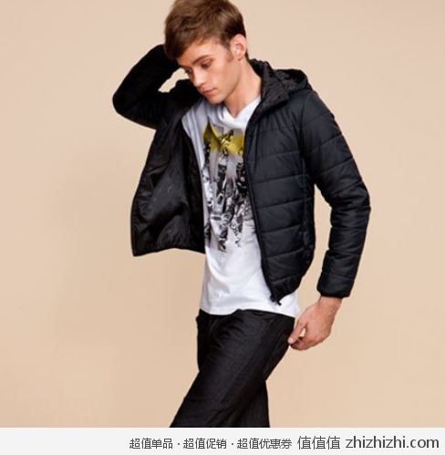 斯波帝卡 SPORTICA 男士轻薄连帽棉衣 苏宁易购价格119，返券119， <font color=#ff6600>相当于59.5入手！</font>
