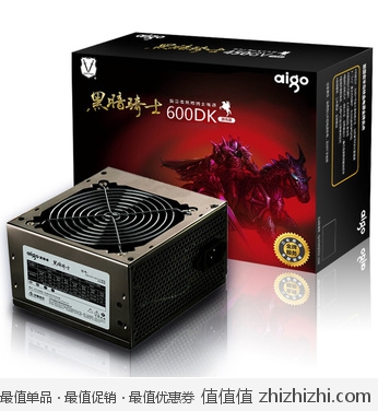 爱国者（aigo）黑暗骑士600DK 电源 额定450W 京东169包邮