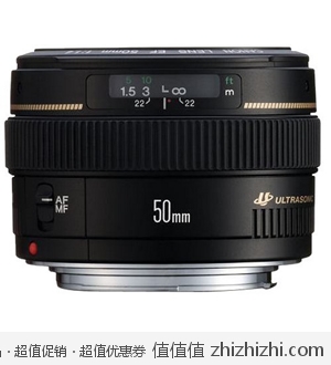 Canon 佳能 EF 50mm f/1.4 USM 标准定焦镜头，美国Amazon 299美元