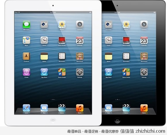 苹果 Apple iPad4 64GB WIFI版(配备Retina显示屏) 新蛋网价格4988包邮
