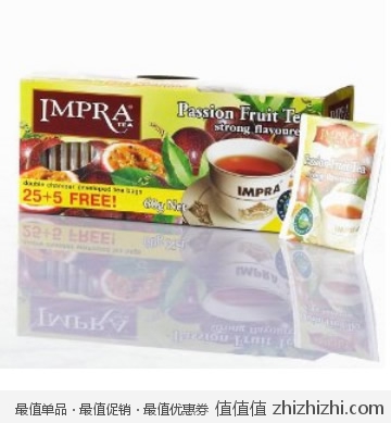 英伯伦 IMPRA 西番莲味红茶（2g*30袋） 亚马逊中国价格17