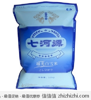 七河源 五星越光白雪米3.5kg 当当网32.8元