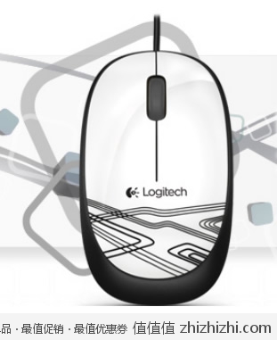 罗技 Logitech M105 有线鼠标 白色 京东商城价格39包邮
