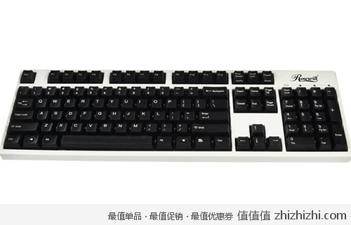 罗维 Rosewill RK-9000I 青轴 机械键盘 白色 新蛋网价格499包邮