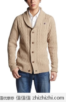 G-Star 男士羊毛纽扣毛衣，美国Amazon $129.6，海淘到手约￥856