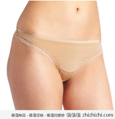 抢！Calvin Klein 女士性感肉色蕾丝边弹力内裤，美国Amazon $8.86