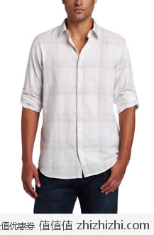 Calvin Klein 男士纯棉长袖衬衫，美国Amazon $30.81，海淘到手约￥240