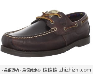 天木兰 Timberland 男士真皮船鞋，美国Amazon $48.83，海淘到手约￥378