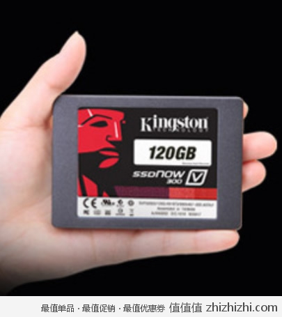 金士顿 Kingston V300系列 SV300S37A/120G  2.5英寸SSD固态硬盘（120G/SATA3接口） 易迅网北京仓价格569