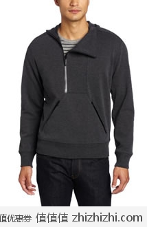 Calvin Klein 男士拉链连帽套衫，美国Amazon $58.47，海淘到手约￥413